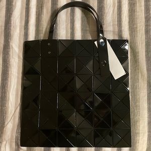 Issey miyake black tote bag
